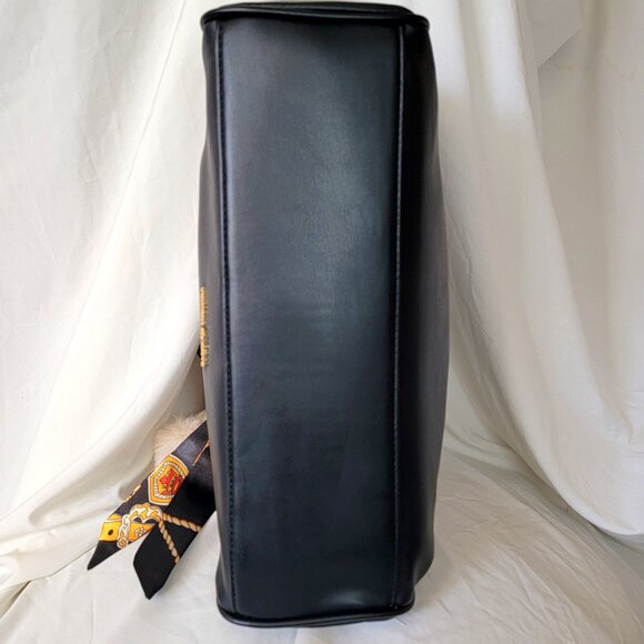 Badgley Mischka Black Slouchy Women’s Crossbody Handbag w/ Bow~ Non-Smkng ~ NWT - Picture 6 of 9